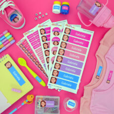 Etiquetas Escolares - etiquetas com foto para creche